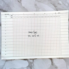 Daily Notepad Planner Self-discipline Card 30 Sheets