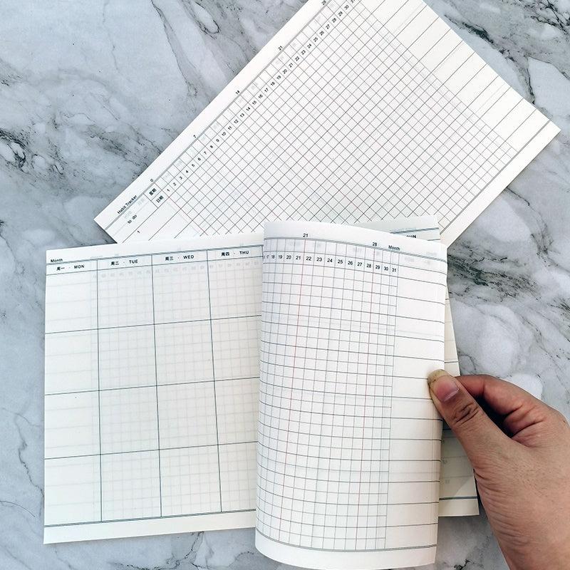 Daily Notepad Planner Self-discipline Card 30 Sheets