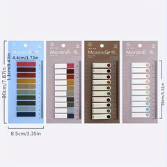 200 Sheets PET Index Note Paper with Ruler Multifunction Sticky Note
