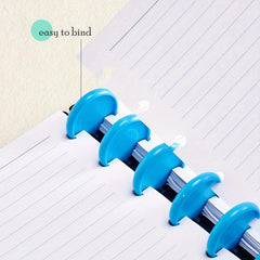 A5 Mushroom Hole Loose leaf Paper Refill 100 Sheets 200 Pages
