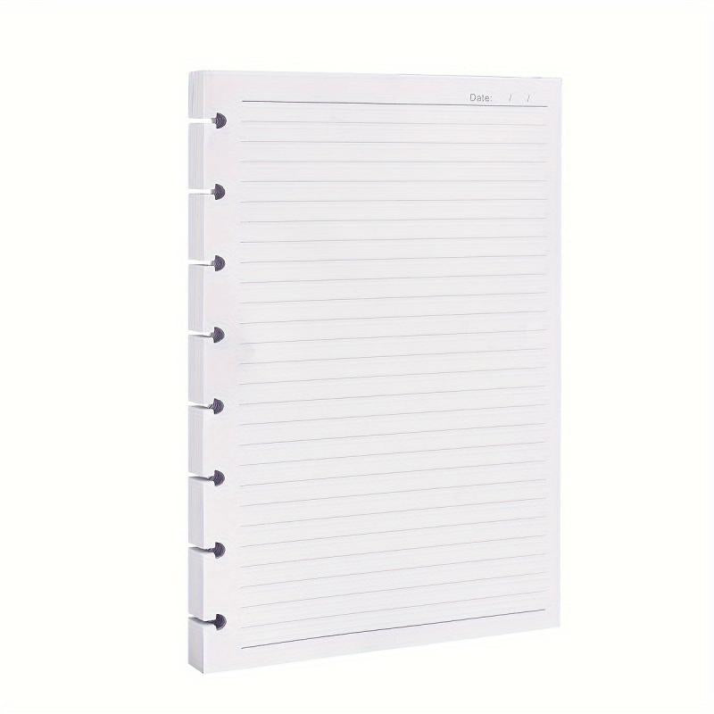 A5 Mushroom Hole Loose leaf Paper Refill 100 Sheets 200 Pages