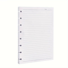A5 Mushroom Hole Loose leaf Paper Refill 100 Sheets 200 Pages