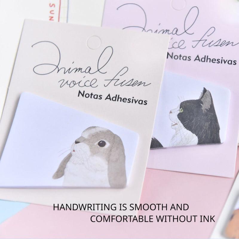 Animal Sticky Note Creative Paper For Students Office Study Message Notes