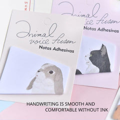 Animal Sticky Note Creative Paper For Students Office Study Message Notes