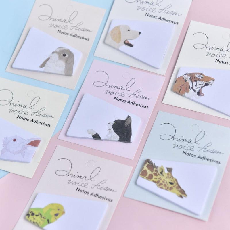 Animal Sticky Note Creative Paper For Students Office Study Message Notes