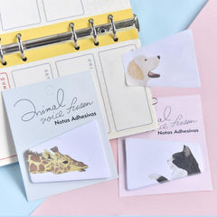 Animal Sticky Note Creative Paper For Students Office Study Message Notes