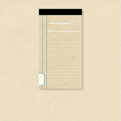 50 Sheets of Writing Paper Notes 2.8x12.4in Retro Journal Diary DIY Stickers