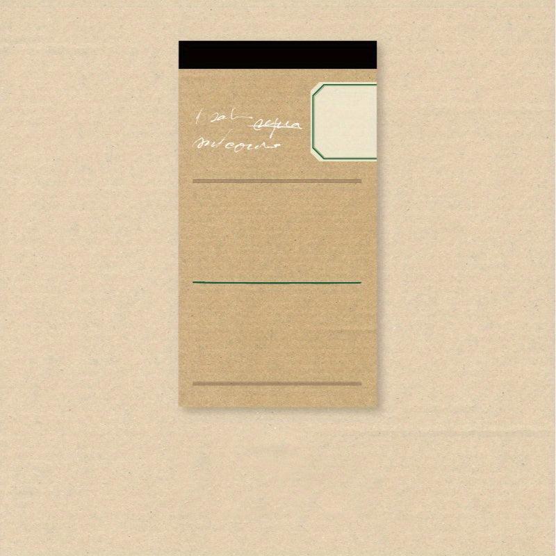 50 Sheets of Writing Paper Notes 2.8x12.4in Retro Journal Diary DIY Stickers