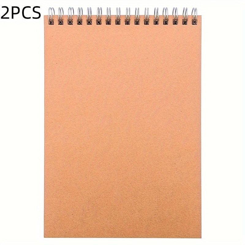2pcs A5 Coil Blank Notebooks 60 Sheets 120 Pages for Sketches Notes Diaries