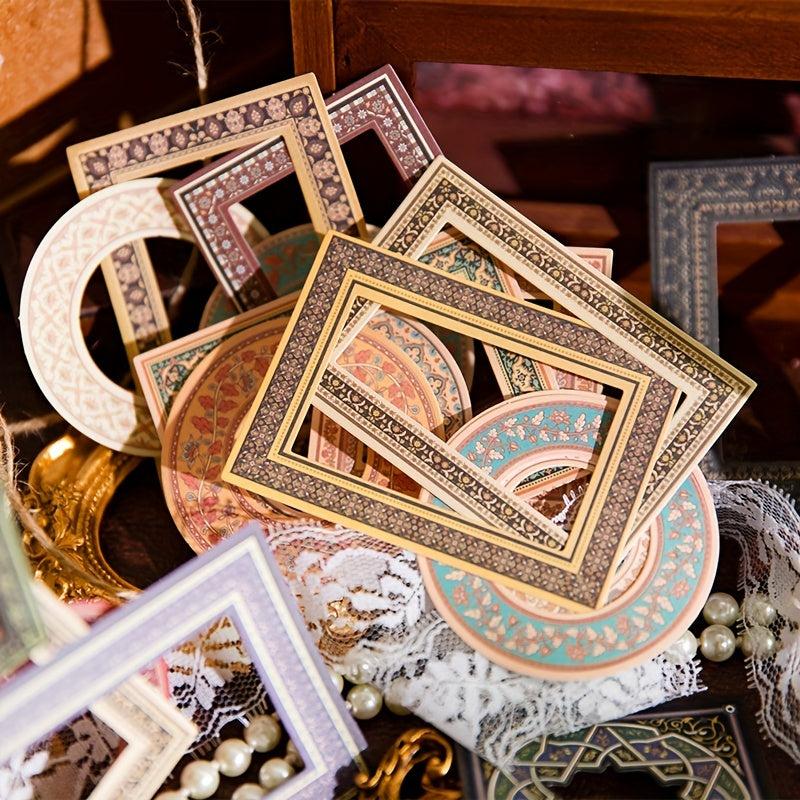 30 Pcs Assorted Retro Embellishments Scrapbooking Paper Pack