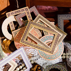 30 Pcs Assorted Retro Embellishments Scrapbooking Paper Pack