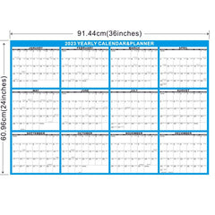 Reversible Adhesive Wall Calendar 24x36in