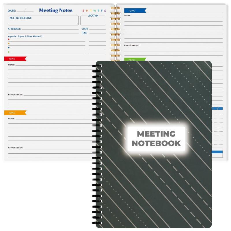 B5 Spiral Bound Work Planner - 140 Pages