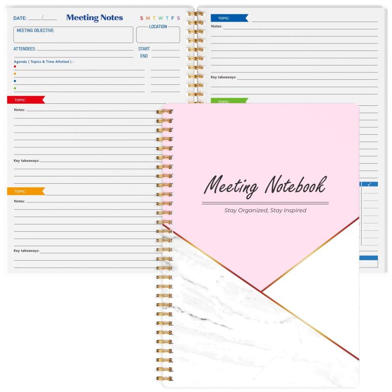 B5 Spiral Bound Work Planner - 140 Pages