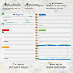 B5 Spiral Bound Work Planner - 140 Pages