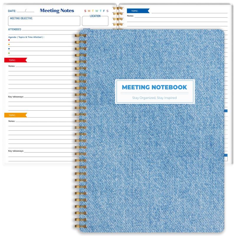 B5 Spiral Bound Work Planner - 140 Pages