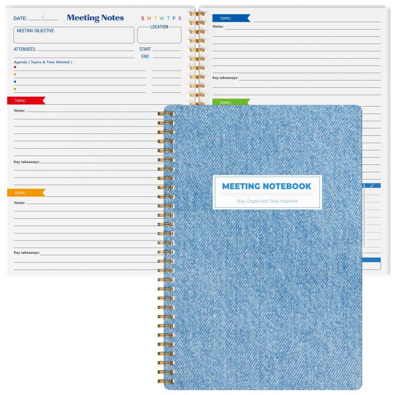 B5 Spiral Bound Work Planner - 140 Pages