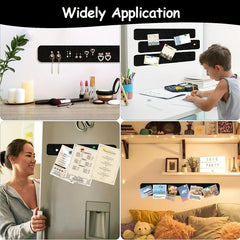 5pcs Felt Nail Board Strips With Picture Nails for Bulletin Boards