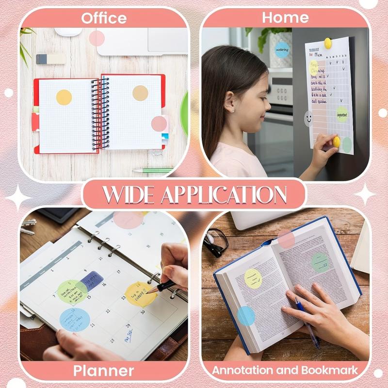 160 Sheets Transparent Sticky Notes Waterproof Stickers Translucent Label