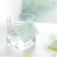 Colorful Clear Sticky Notes 5 Colors Self Adhesive Translucent Sticky Notes