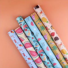 6pcs Christmas Wrapping Paper Holiday Arts Crafts Decor