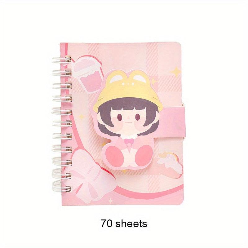 Cartoon Coil Notebook Mini Notepad Back To School