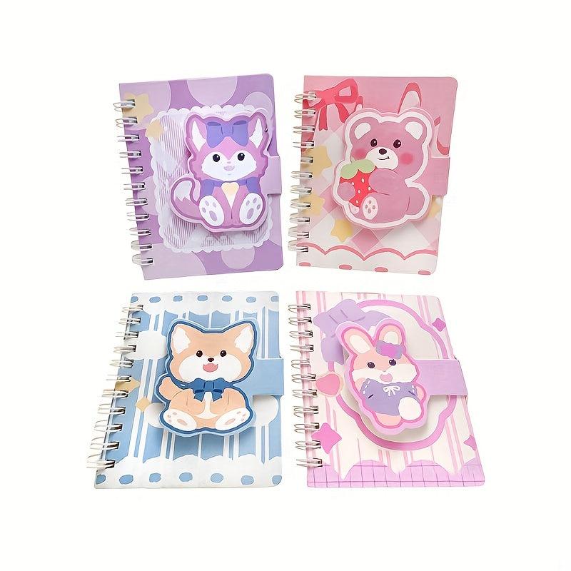 Cartoon Coil Notebook Mini Notepad Back To School