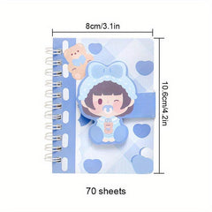 Cartoon Coil Notebook Mini Notepad Back To School