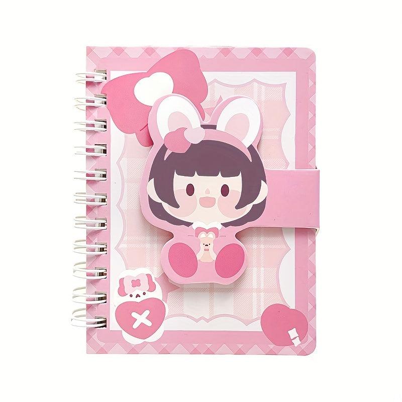 Cartoon Coil Notebook Mini Notepad Back To School