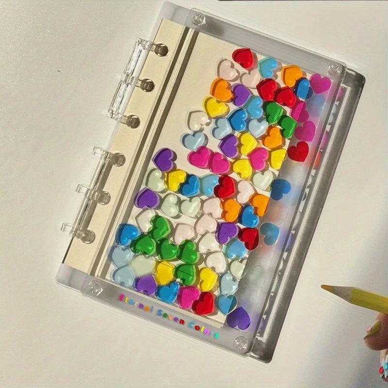 Transparent Visible A5 Loose Leaf Notebook DIY Creative Student Plan Coil