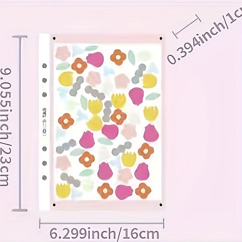 Transparent Visible A5 Loose Leaf Notebook DIY Creative Student Plan Coil