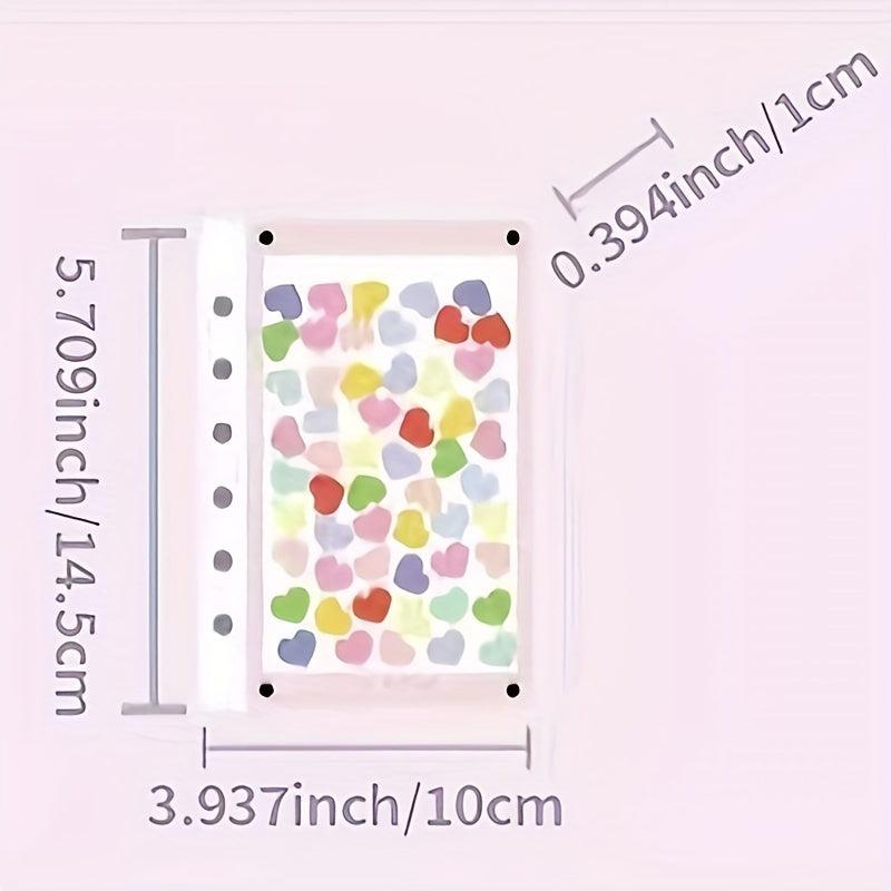 Transparent Visible A5 Loose Leaf Notebook DIY Creative Student Plan Coil