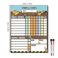 Magnetic Calendar Sticker Bulletin Board for Refrigerator