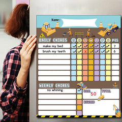 Magnetic Calendar Sticker Bulletin Board for Refrigerator