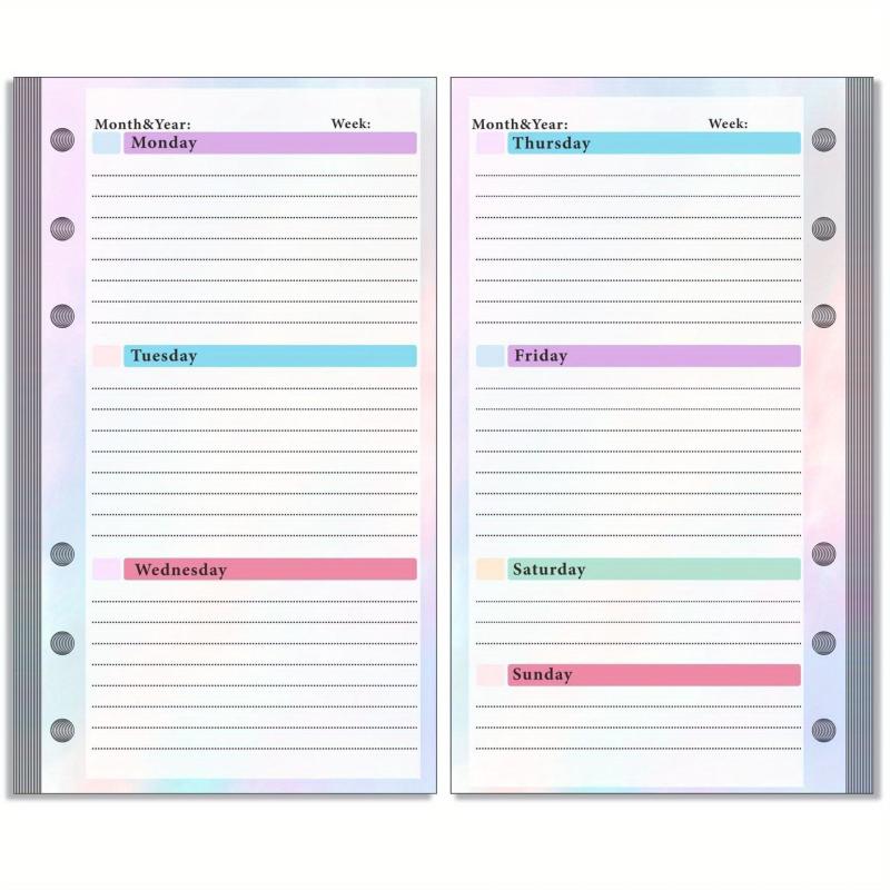 6 Hole Loose Leaf Booklet Core Accessory Package