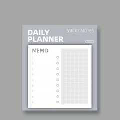1pc 60 Sheets Sticky Notes Weekly Plans Daily Tracker Month Challenge Memo Pads