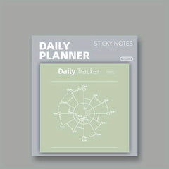 1pc 60 Sheets Sticky Notes Weekly Plans Daily Tracker Month Challenge Memo Pads