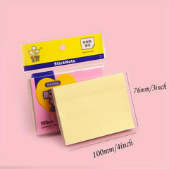 100 Pages Colorful Sticky Notes for Easy Organization