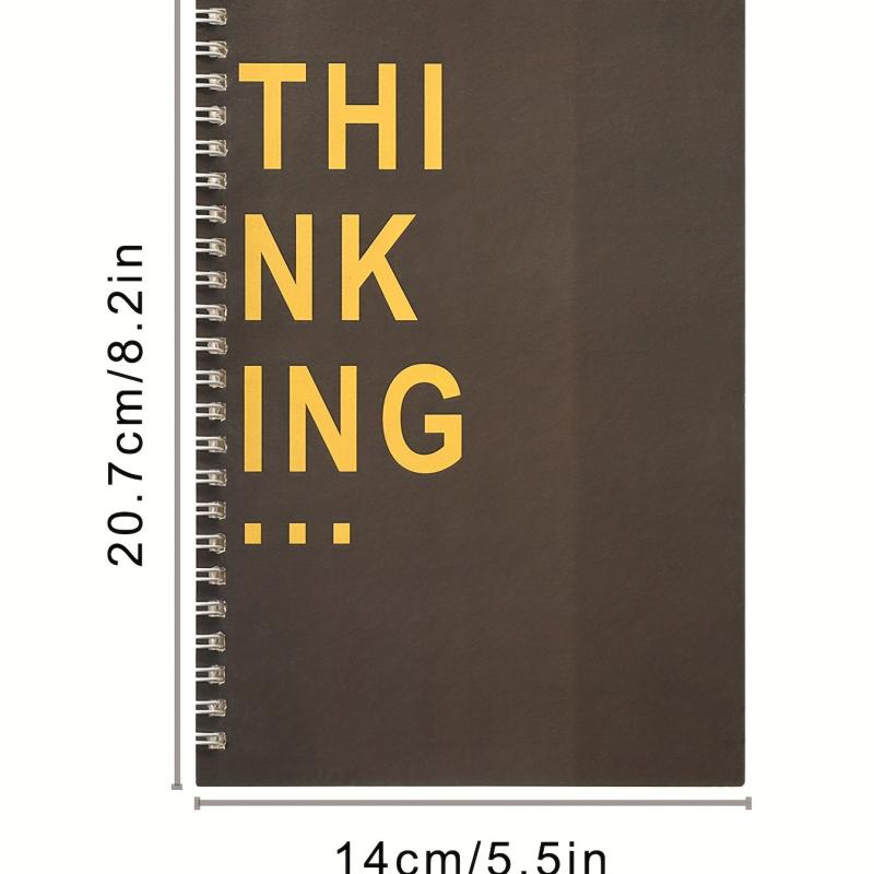 A5 Coil Notebook Horizontal Line Diary Sketch Planner 120 Pages