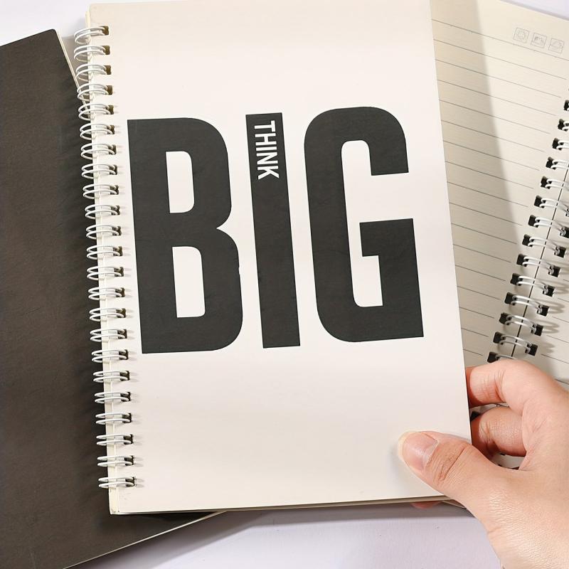 A5 Coil Notebook Horizontal Line Diary Sketch Planner 120 Pages