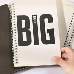 A5 Coil Notebook Horizontal Line Diary Sketch Planner 120 Pages