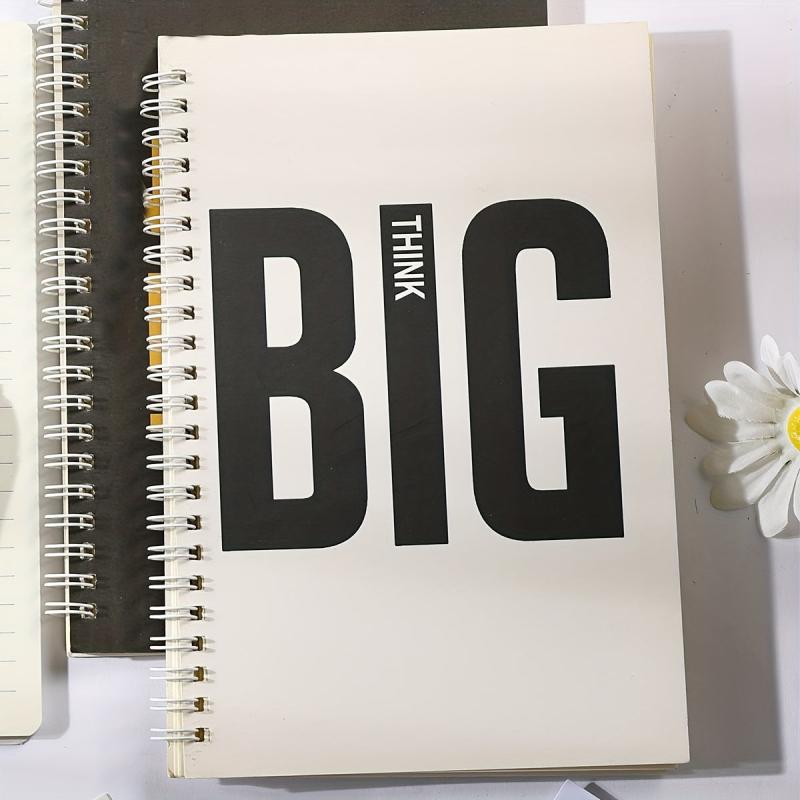 A5 Coil Notebook Horizontal Line Diary Sketch Planner 120 Pages