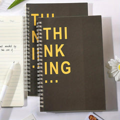 A5 Coil Notebook Horizontal Line Diary Sketch Planner 120 Pages