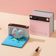 3D Desk Calendar Mechanical Heart Sci-Fi Series