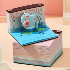 3D Desk Calendar Mechanical Heart Sci-Fi Series