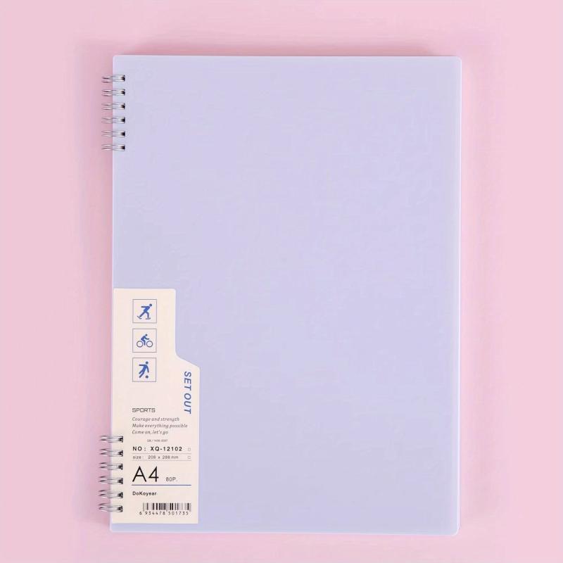 A4 Notebook 160 Pages PP Coil Business Student Office Stationery Diary