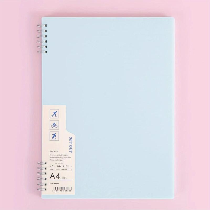 A4 Notebook 160 Pages PP Coil Business Student Office Stationery Diary