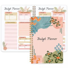 Spiral Budget Planner Expense Tracker With Monthly Finance Organizer
