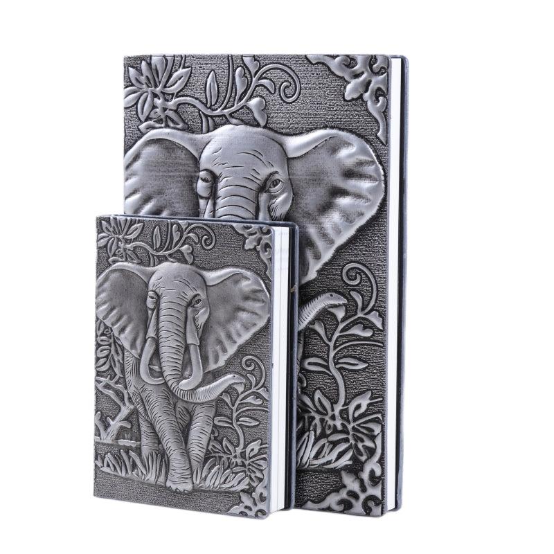 Vintage Elephant Embossed Journal Notepad Travel Planner Notebook