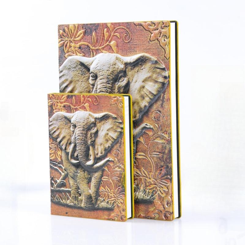 Vintage Elephant Embossed Journal Notepad Travel Planner Notebook